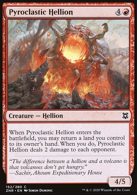 Pyroclastic Hellion [Zendikar Rising]