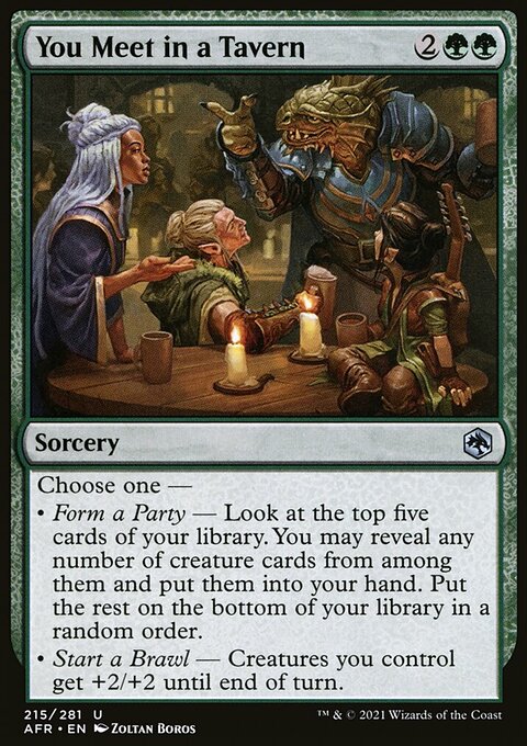 You Meet in a Tavern [Dungeons & Dragons: Adventures in the Forgotten Realms]