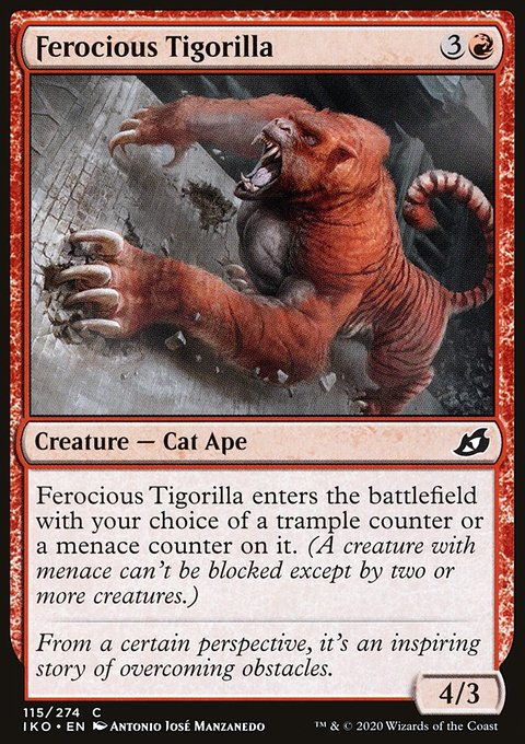 Ferocious Tigorilla [Ikoria: Lair of Behemoths]