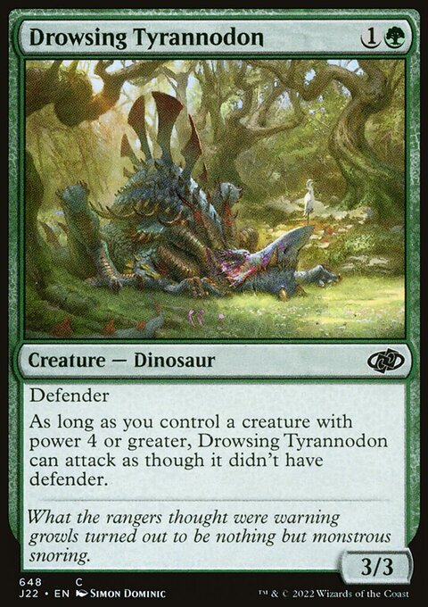 Drowsing Tyrannodon [Jumpstart 2022]