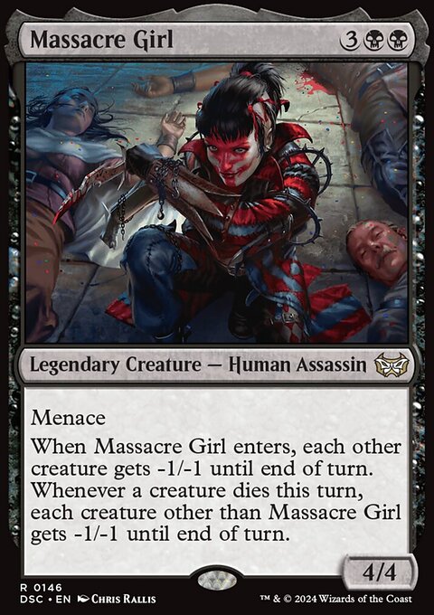 Massacre Girl [Duskmourn: House of Horror Commander]
