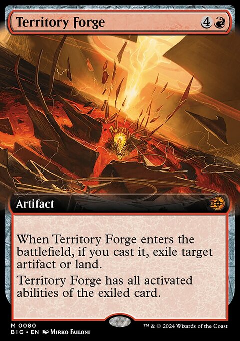 Territory Forge (Extended Art) [Outlaws of Thunder Junction: The Big Score]
