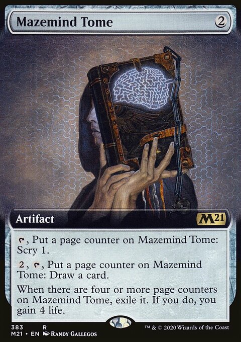 Mazemind Tome (Extended Art) [Core Set 2021]