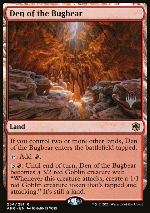 Den of the Bugbear (Promo Pack) [Dungeons & Dragons: Adventures in the Forgotten Realms Promos]