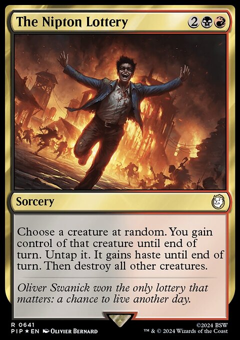 The Nipton Lottery (Surge Foil) [Fallout]