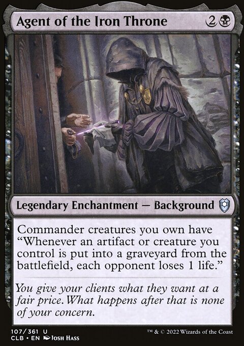 Agent of the Iron Throne [Commander Legends: Battle for Baldur's Gate]