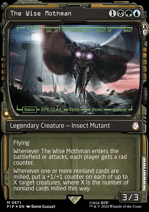 The Wise Mothman (Showcase) (Surge Foil) [Fallout]