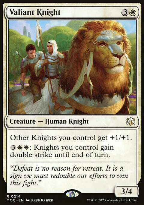 Valiant Knight [March of the Machine Commander]
