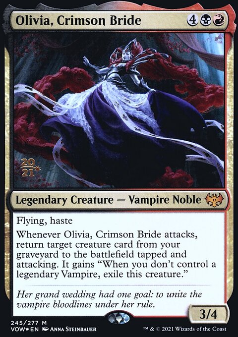 Olivia, Crimson Bride [Innistrad: Crimson Vow Prerelease Promos]