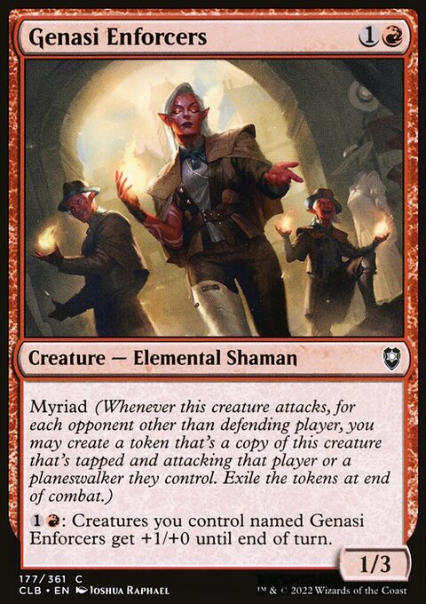 Genasi Enforcers [Commander Legends: Battle for Baldur's Gate]