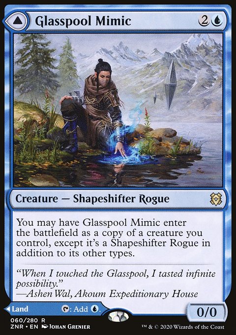Glasspool Mimic // Glasspool Shore [Zendikar Rising]