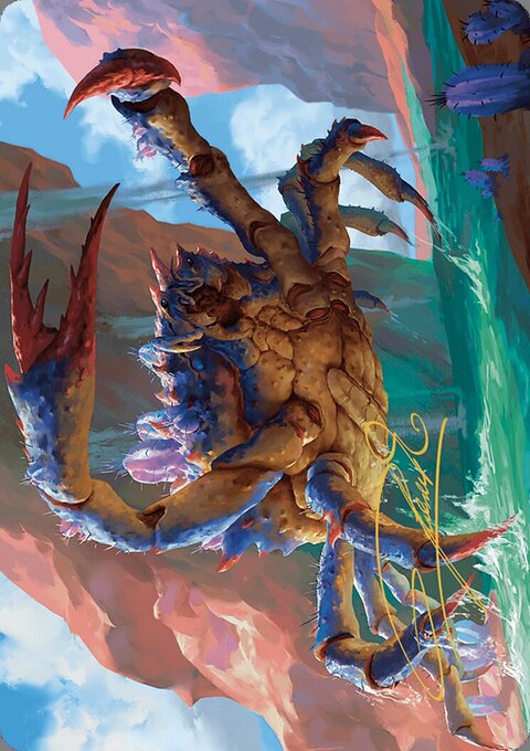 Canyon Crab Art Card [Outlaws of Thunder Junction Art Series]