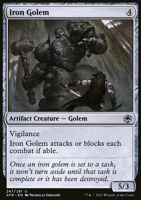 Iron Golem [Dungeons & Dragons: Adventures in the Forgotten Realms]