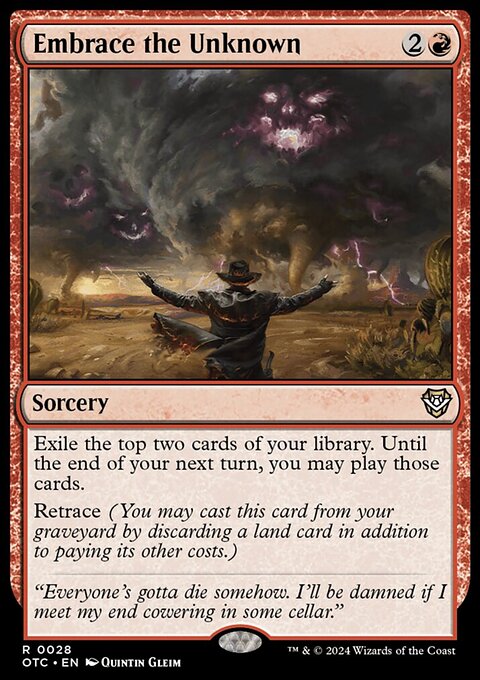 Embrace the Unknown [Outlaws of Thunder Junction Commander]