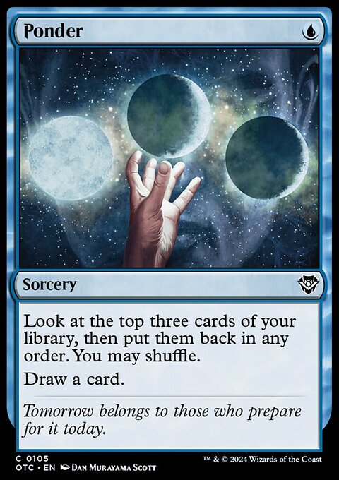 Ponder [Outlaws of Thunder Junction Commander]