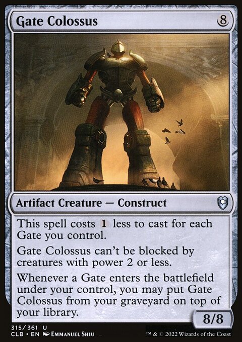 Gate Colossus [Commander Legends: Battle for Baldur's Gate]
