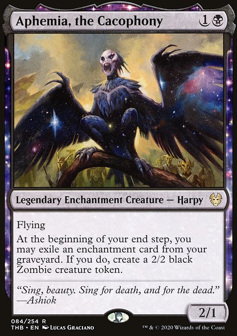 Aphemia, the Cacophony [Theros Beyond Death Prerelease Promos]