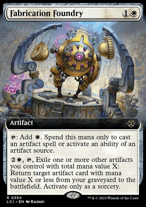 Fabrication Foundry (Extended Art) [The Lost Caverns of Ixalan]
