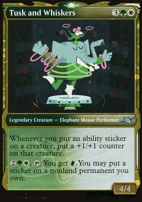 Tusk and Whiskers (Showcase) (Galaxy Foil) [Unfinity]