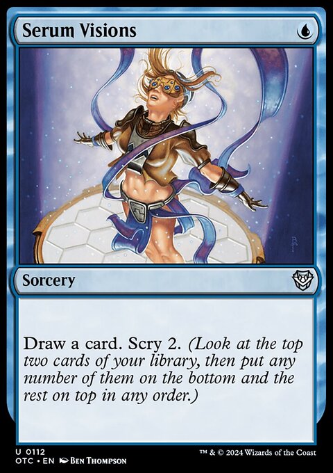 Serum Visions [Outlaws of Thunder Junction Commander]