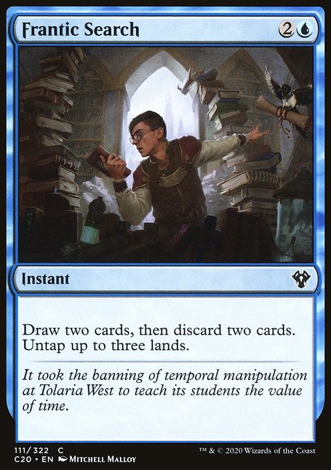 Frantic Search [Commander 2020]