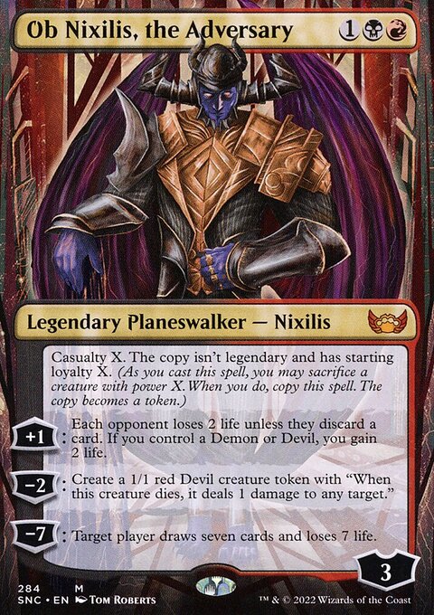 Ob Nixilis, the Adversary (Borderless) [Streets of New Capenna]