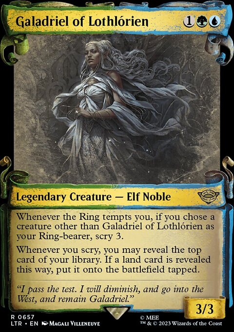 Galadriel of Lothlorien [The Lord of the Rings: Tales of Middle-Earth Showcase Scrolls]