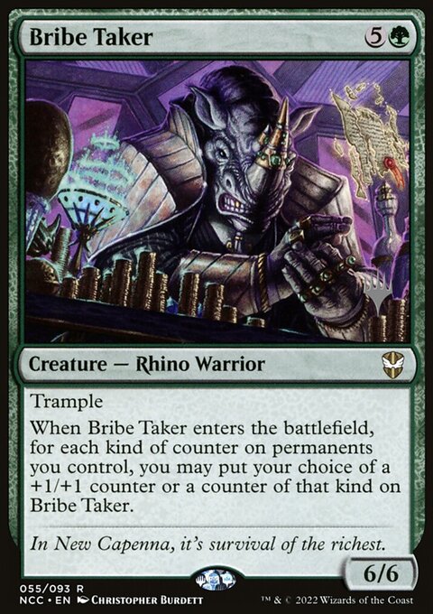 Bribe Taker (Promo Pack) [Streets of New Capenna Commander Promos]