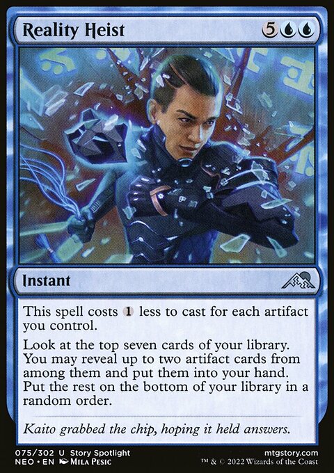 Reality Heist [Kamigawa: Neon Dynasty]