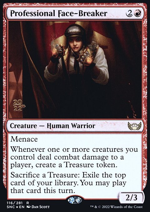 Professional Face-Breaker [Streets of New Capenna Prerelease Promos]
