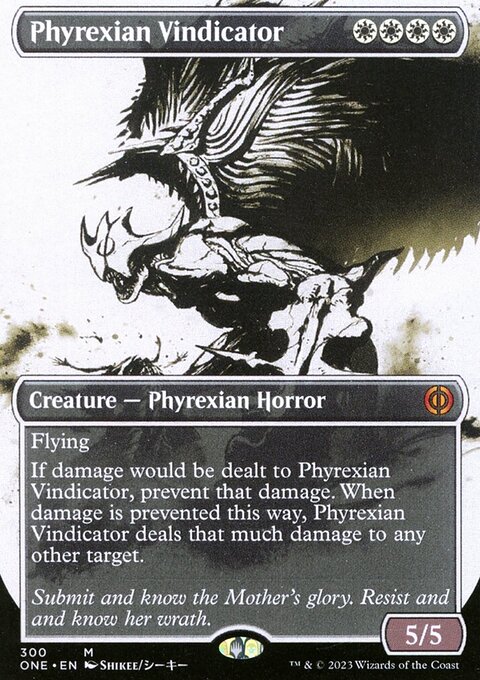 Phyrexian Vindicator (Borderless Ichor) [Phyrexia: All Will Be One]