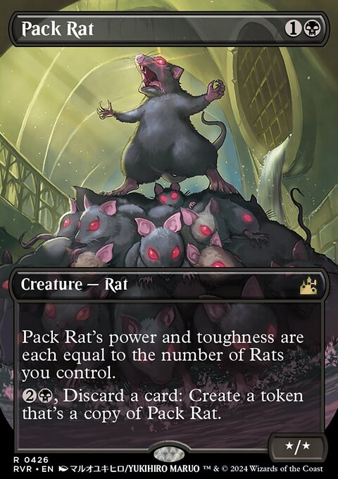 Pack Rat (Anime Borderless) [Ravnica Remastered]