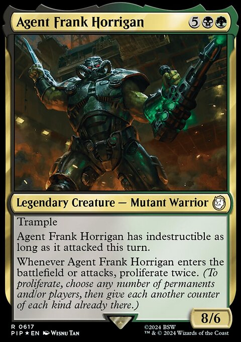Agent Frank Horrigan (Surge Foil) [Fallout]
