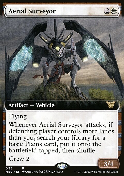 Aerial Surveyor (Extended Art) [Kamigawa: Neon Dynasty Commander]