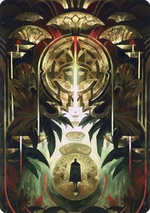 Jetmir's Garden 1 Art Card (Gold-Stamped Signature) [Streets of New Capenna Art Series]