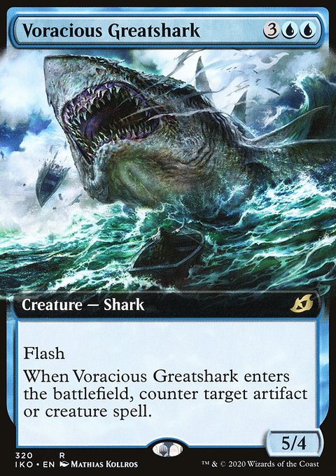 Voracious Greatshark (Extended Art) [Ikoria: Lair of Behemoths]