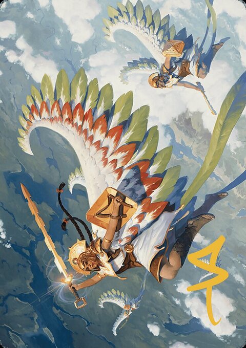 Resplendent Angel Art Card (5/81) [The Lost Caverns of Ixalan Art Series]
