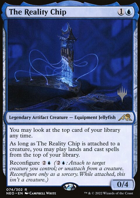 The Reality Chip [Kamigawa: Neon Dynasty Prerelease Promos]