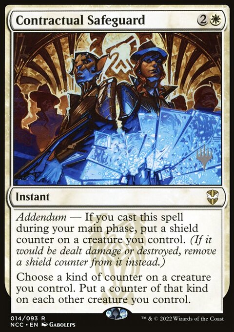 Contractual Safeguard (Promo Pack) [Streets of New Capenna Commander Promos]