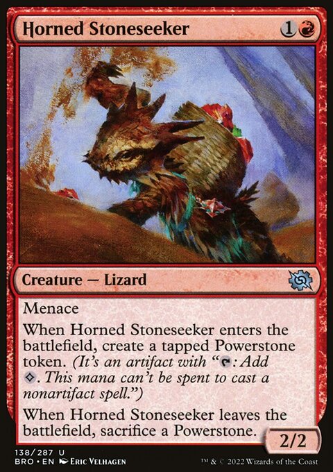 Horned Stoneseeker [The Brothers' War]