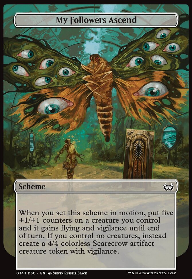 My Followers Ascend (Full Art) [Duskmourn: Archenemy]