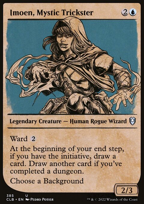 Imoen, Mystic Trickster (Showcase) [Commander Legends: Battle for Baldur's Gate]