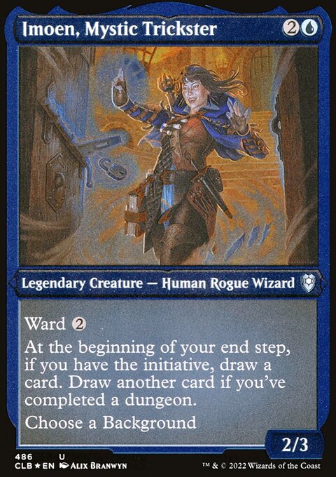 Imoen, Mystic Trickster (Foil Etched) [Commander Legends: Battle for Baldur's Gate]