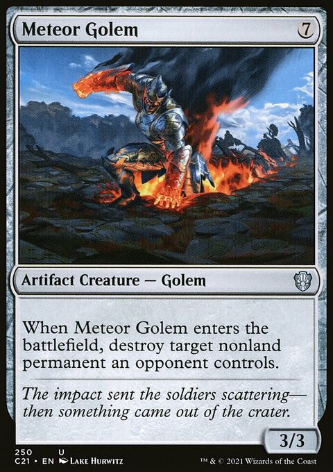 Meteor Golem [Commander 2021]