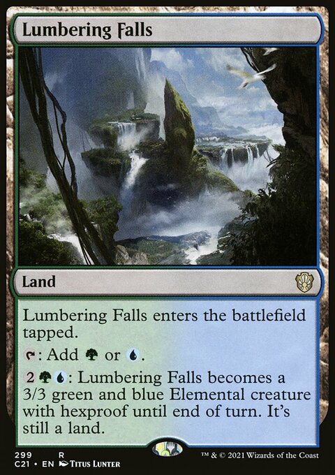 Lumbering Falls [Commander 2021]