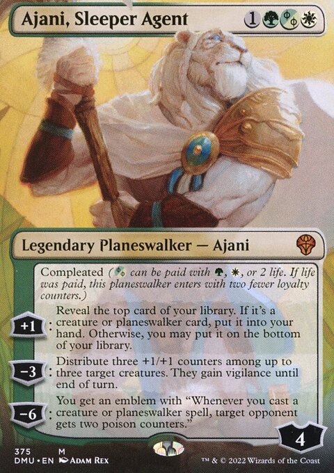 Ajani, Sleeper Agent (Borderless) (375) [Dominaria United]