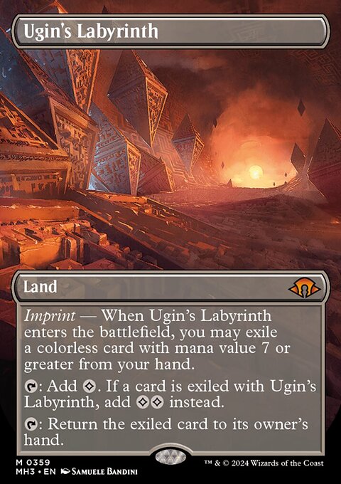 Ugin's Labyrinth (Borderless) [Modern Horizons 3]