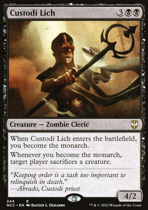 Custodi Lich [Streets of New Capenna Commander]