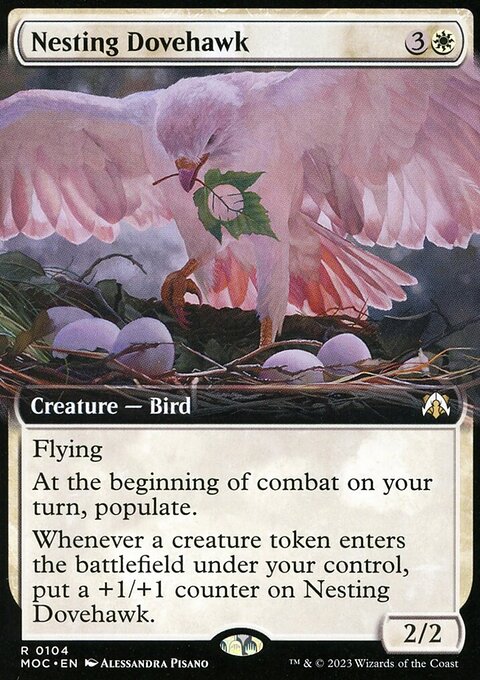 Nesting Dovehawk (Extended Art) [March of the Machine Commander]