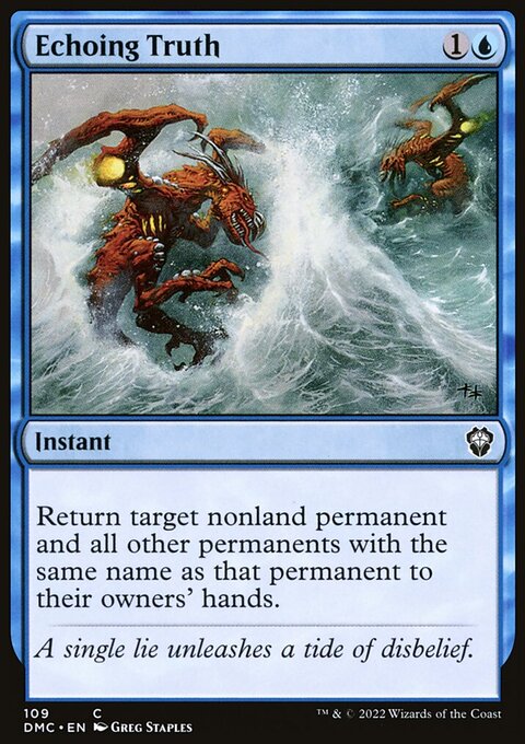 Echoing Truth [Dominaria United Commander]